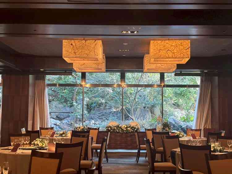 大きな窓から美しい緑が一望でき、自然光が差し込む明るく開放的な雰囲気は、まさに理想の空間でした。