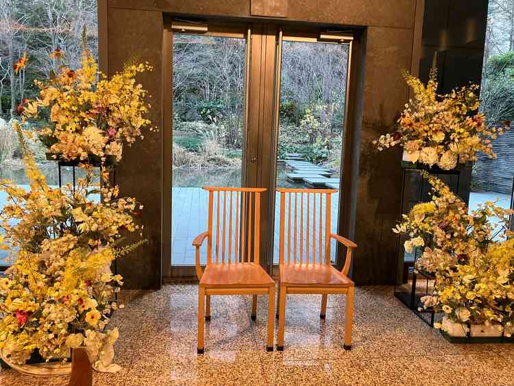 会場から外に出られるので、ゲストが飽きずに楽しめる。