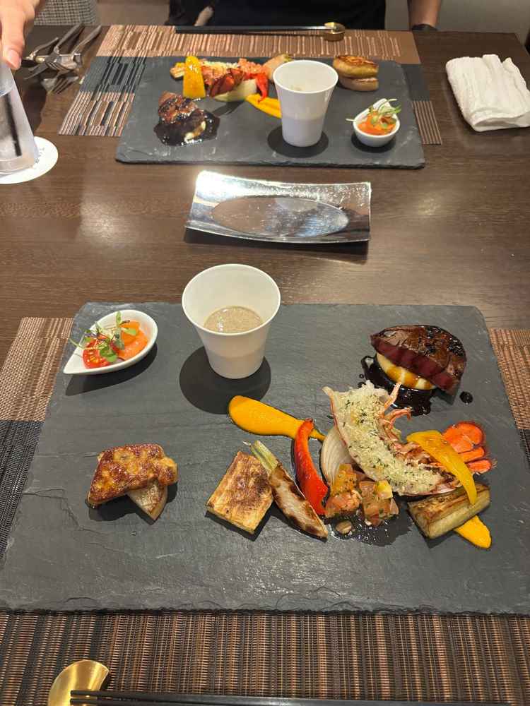 オープンキッチンでの試食会美味しかったです。
