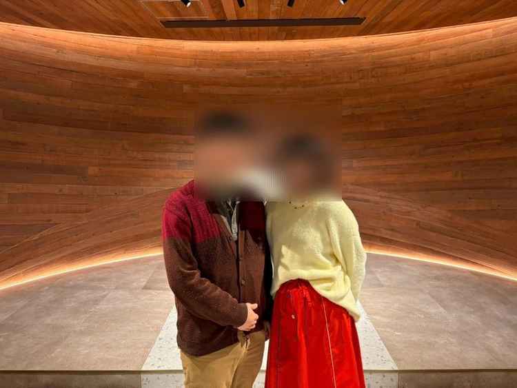 チャペル写真（会場全体が別の結婚式直前で、個人情報保護のためと言われて写真撮影が十分にできなかった）