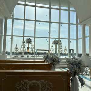 天空のチャペルからの誓のキスの後のバルーン演出が素敵だった