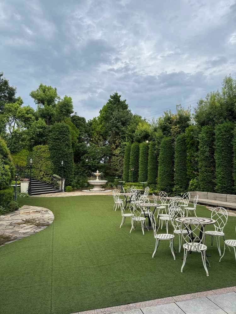 ガーデンが広く、色々と自由に使えるようです。