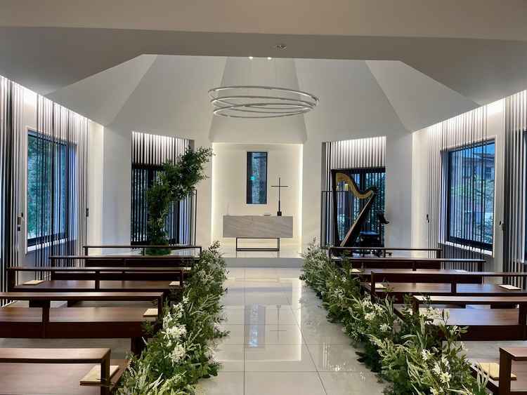 チャペルが大人な感じで綺麗でした。