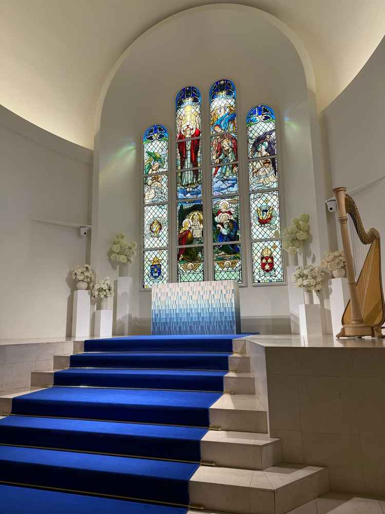 ここでドレス姿で写真撮りたい！