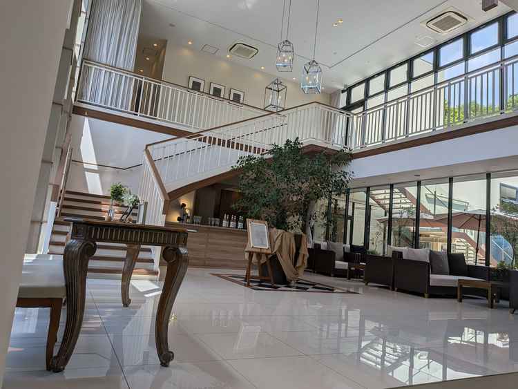 待合室から貸切なので、好きに装飾を付けていいとのことでした。