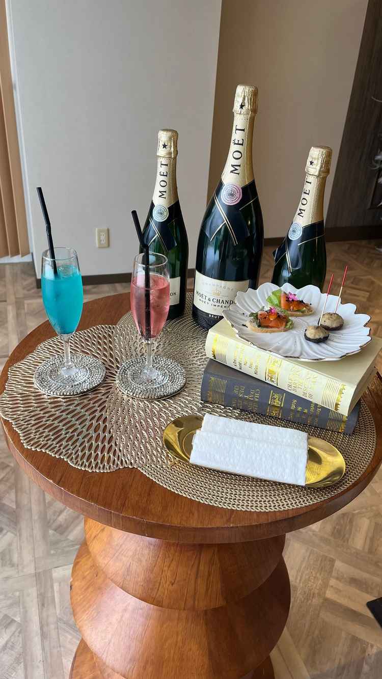 式とパーティーの間に、ウェルカムパーティーというものがありゲストと交流する時間がある。