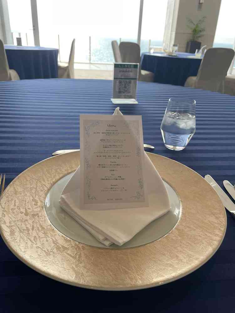 試食の時のメニューがこのような形で置いてました