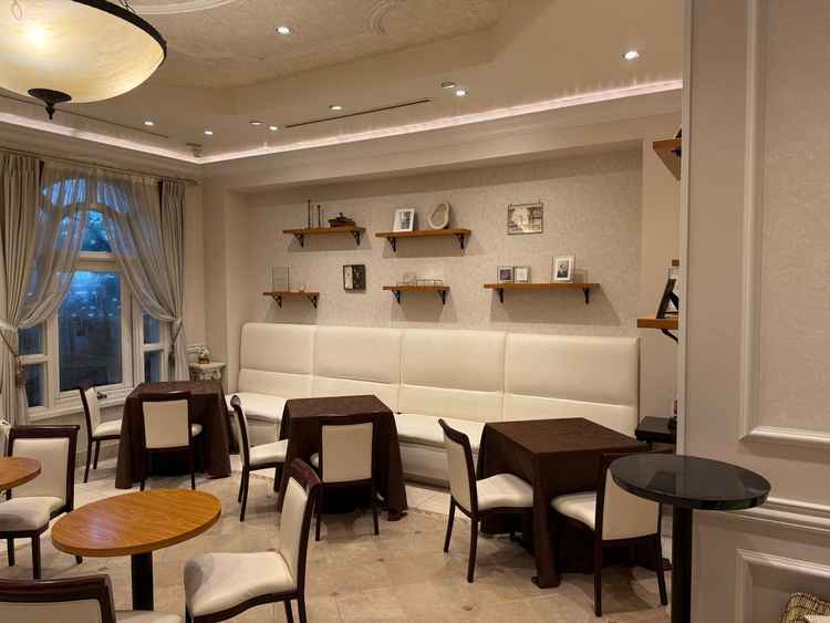 待合室です。自分の好きなように飾り付けができるそうです。レイアウトも自由なのが良いです。