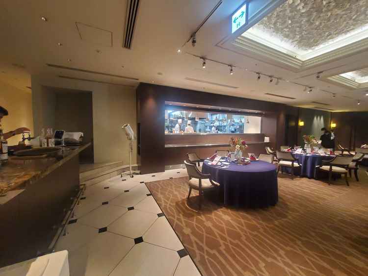 オープンキッチンがありました