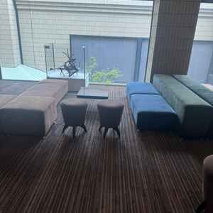 招待客の待合　広く、ホテルならではだと感じました