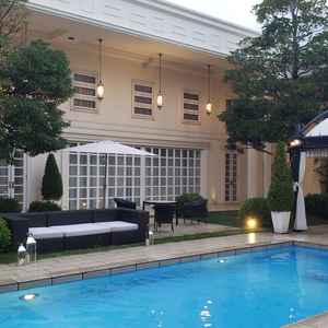 解放感のあるガーデンテラス。ゲストたちに喜んでもらえると思った。