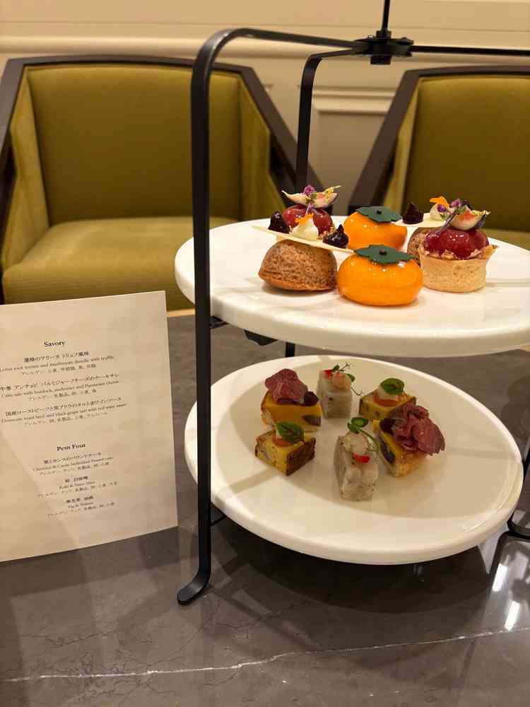 アフタヌーンティーを頂きました。とっても美味しかったです。