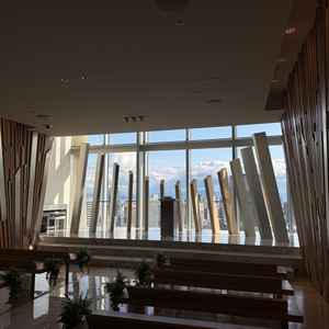 チャペルは景色が綺麗だったが逆光が気になった。