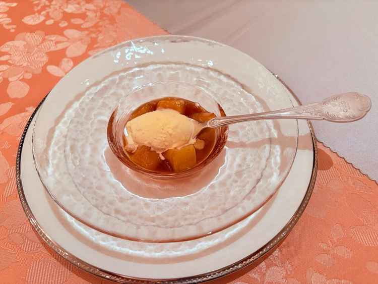 試食のデザート