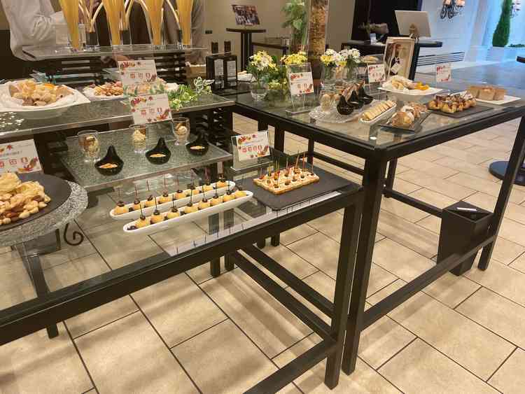 アフターセレモニーの料理