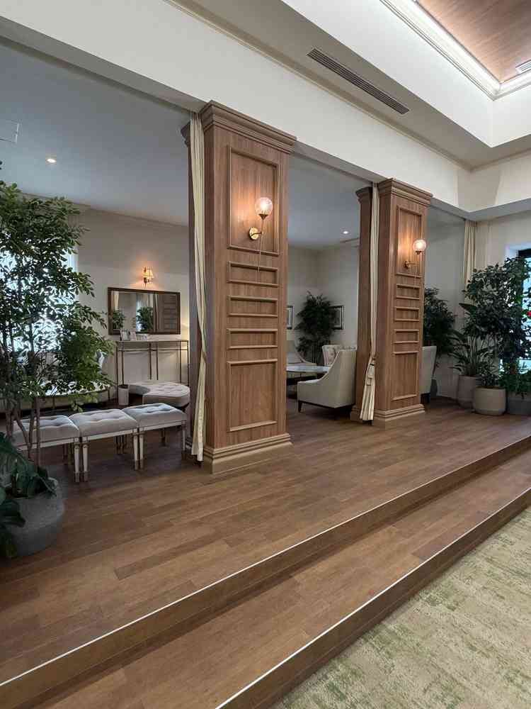 親族が集まる席も広々としており開放感があるので堅苦しい感じにならずアットホームに過ごせそうでした。