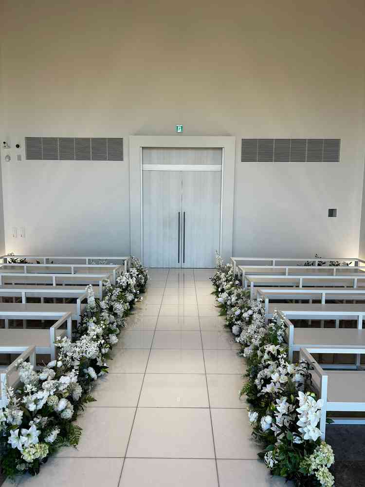 チャペル壇上からの写真