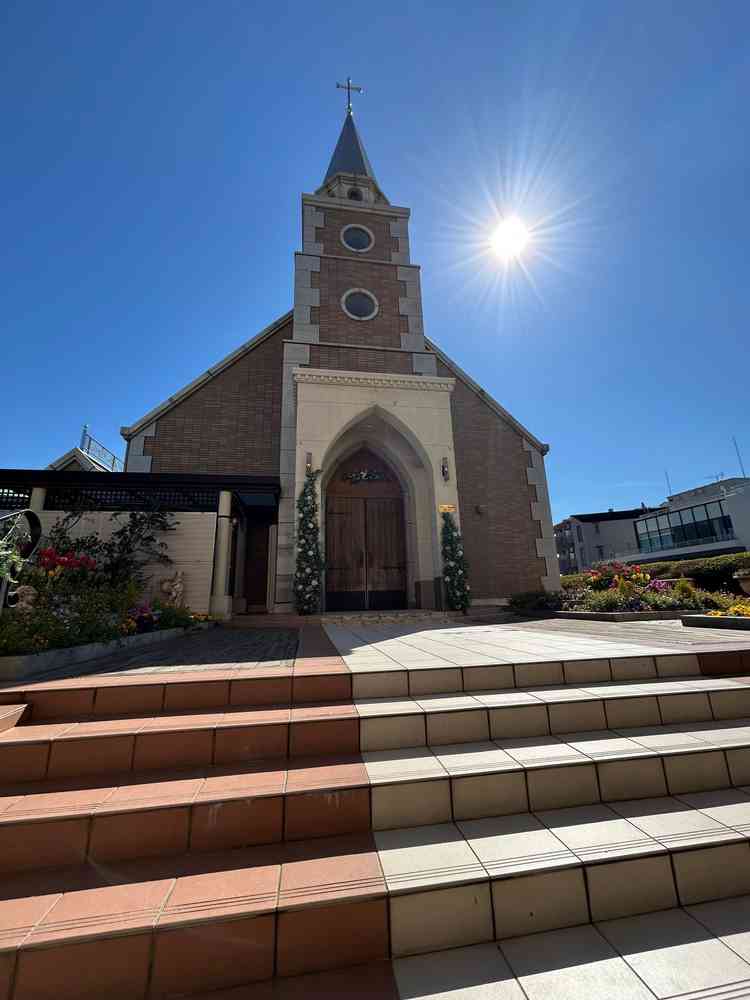 チャペル外の写真。