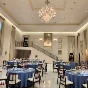 披露宴会場も立体的で広く、カラーリングも自由自在で使いやすそうでした。