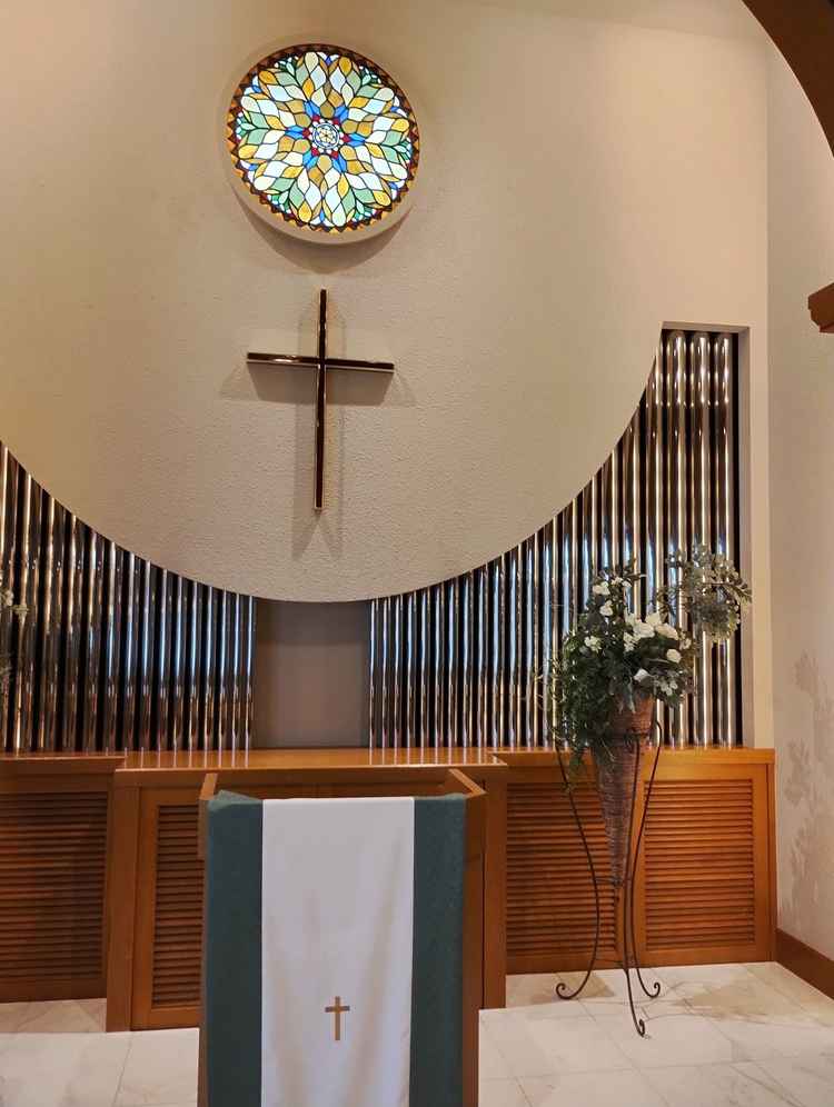 温かみのある挙式場