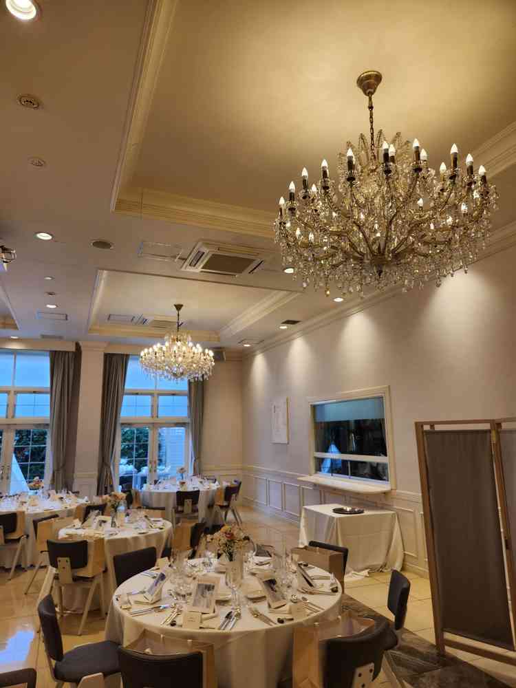 披露宴会場はオープンキッチンでお料理の良い香りがするのが良かったです。