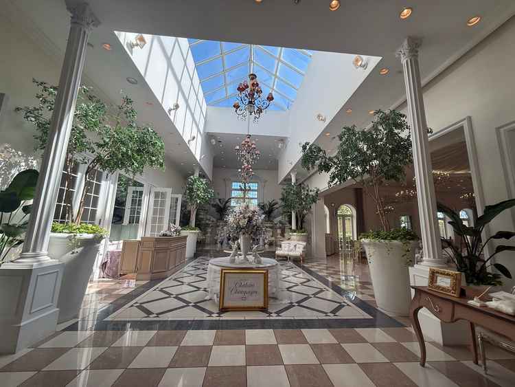 シャトーシャンパーニュの会場に入ったところ