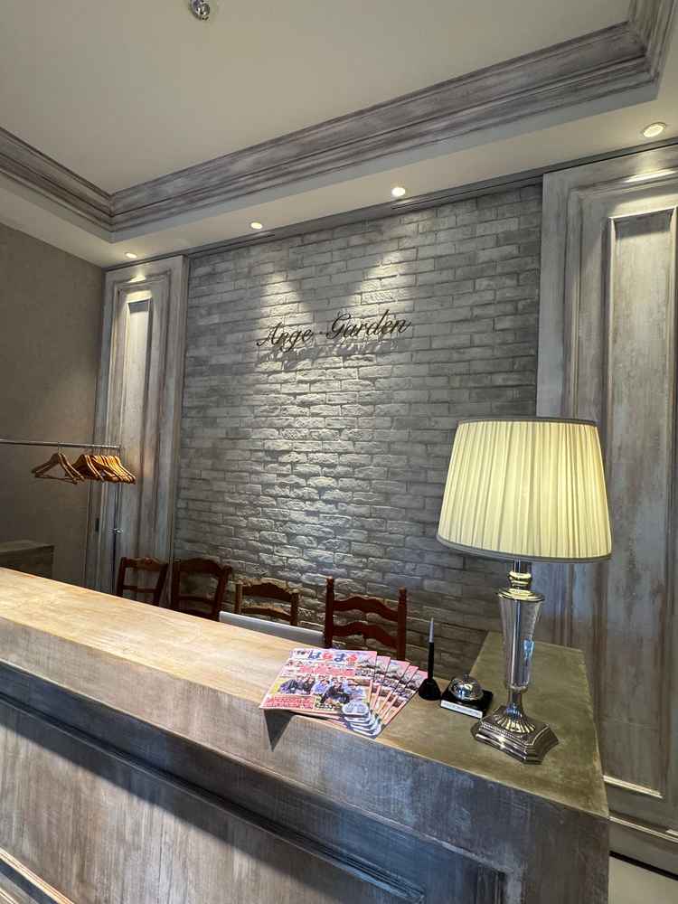 おしゃれな受付の場所