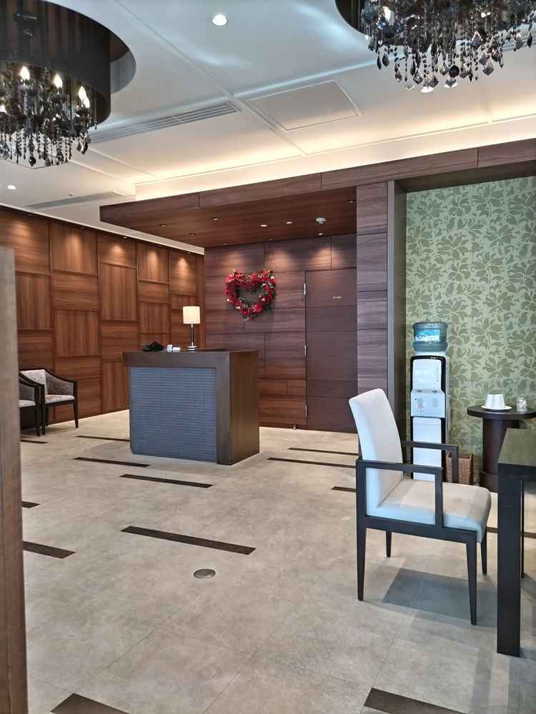 打ち合わせした部屋。ここでスタッフから説明を受けた。