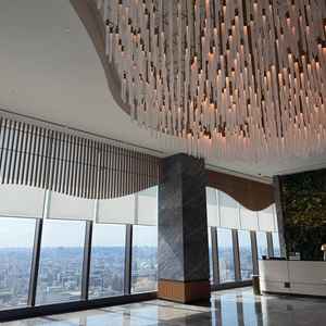 最上階では横浜を一望できゲストは喜んでくれるなと思いました。