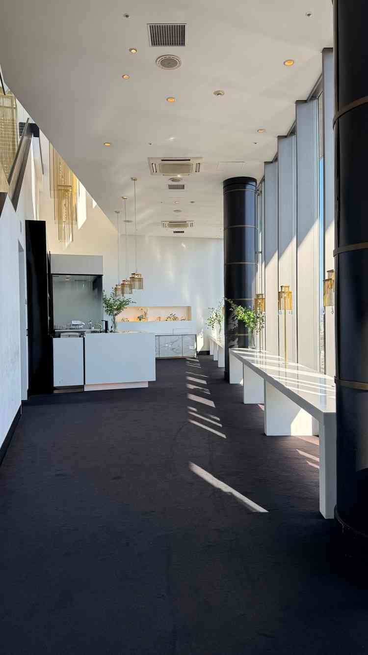 挙式後、披露宴前の休憩場