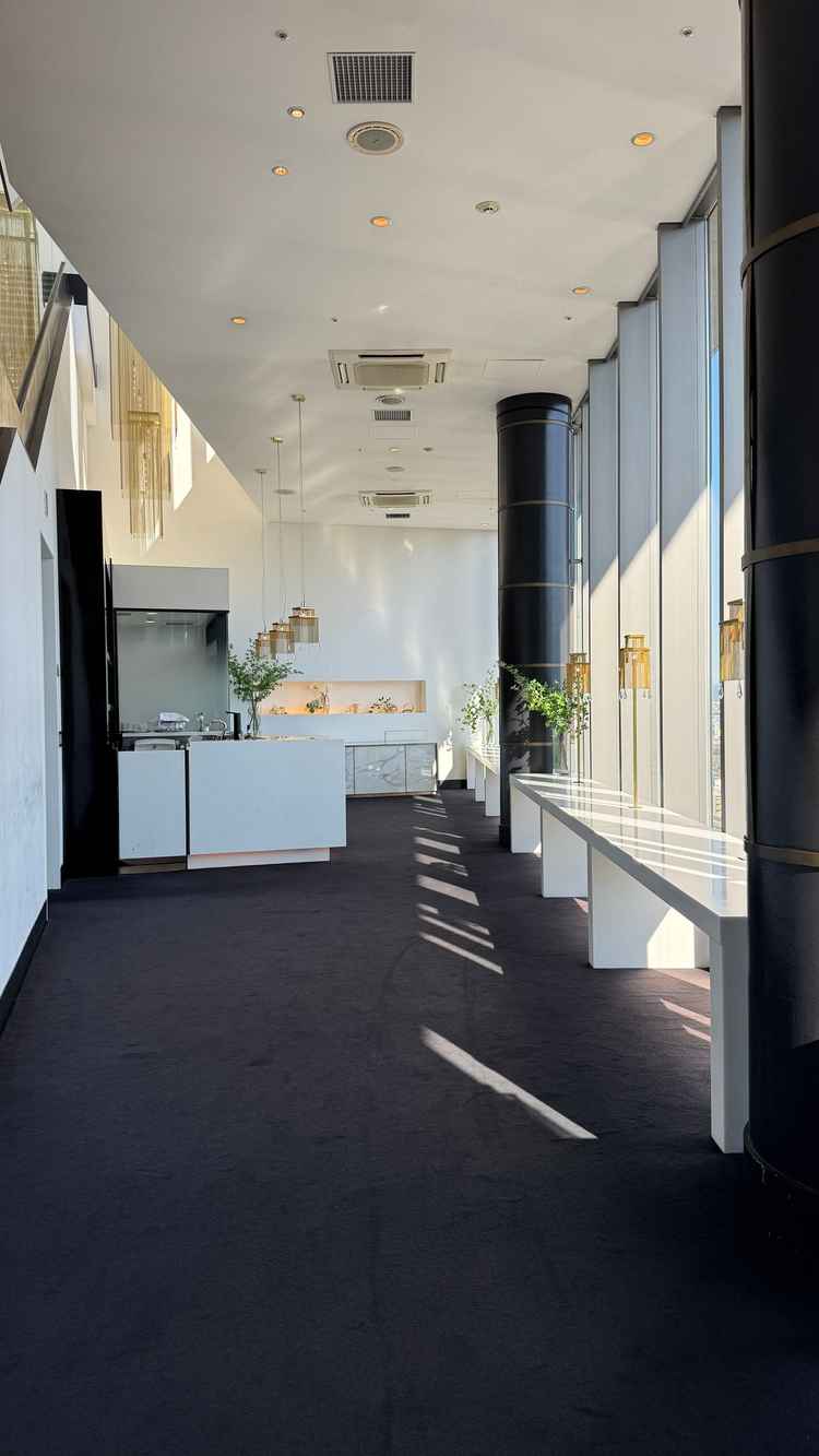 挙式後、披露宴前の休憩場