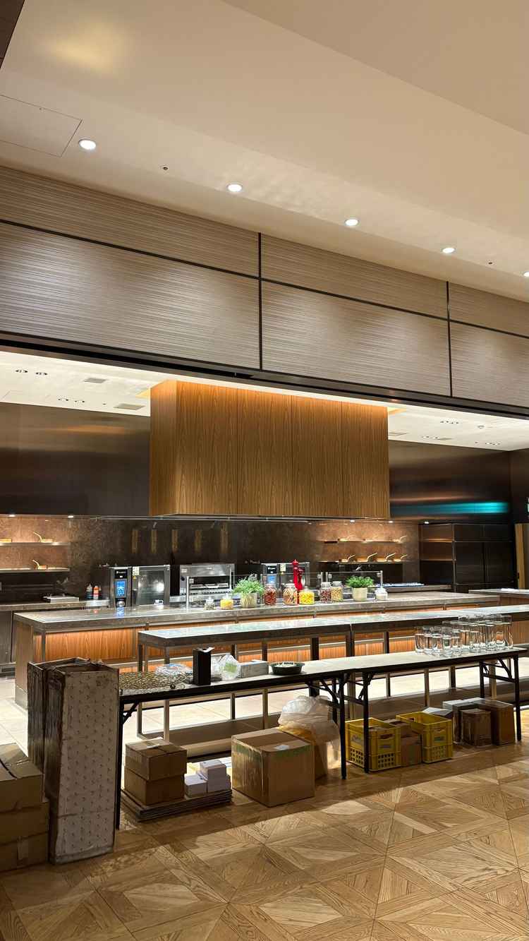 披露宴会場（オープンキッチン）