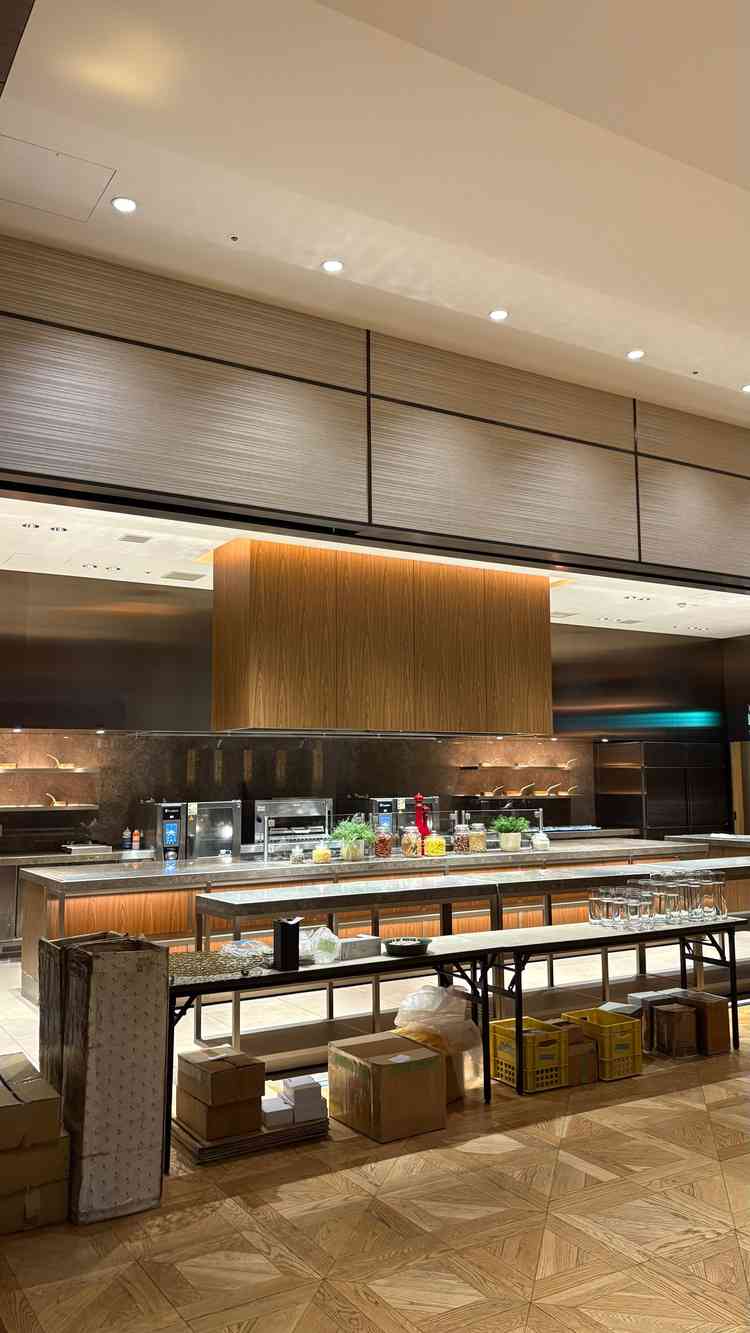 披露宴会場(オープンキッチン)