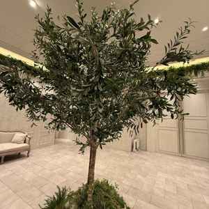 披露宴の前の待合室です。エスコートカードを木に飾る仕掛けは面白いと思いました