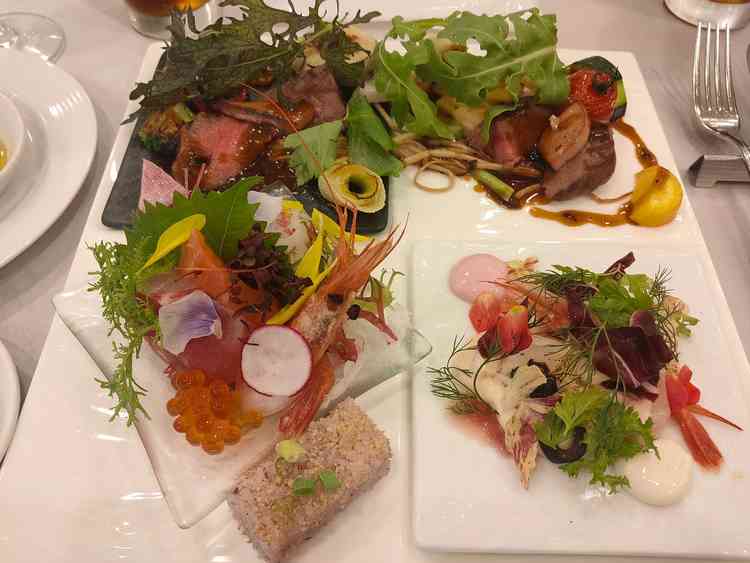 試食プレートの写真です