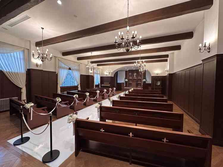 挙式会場、オルゴールがある