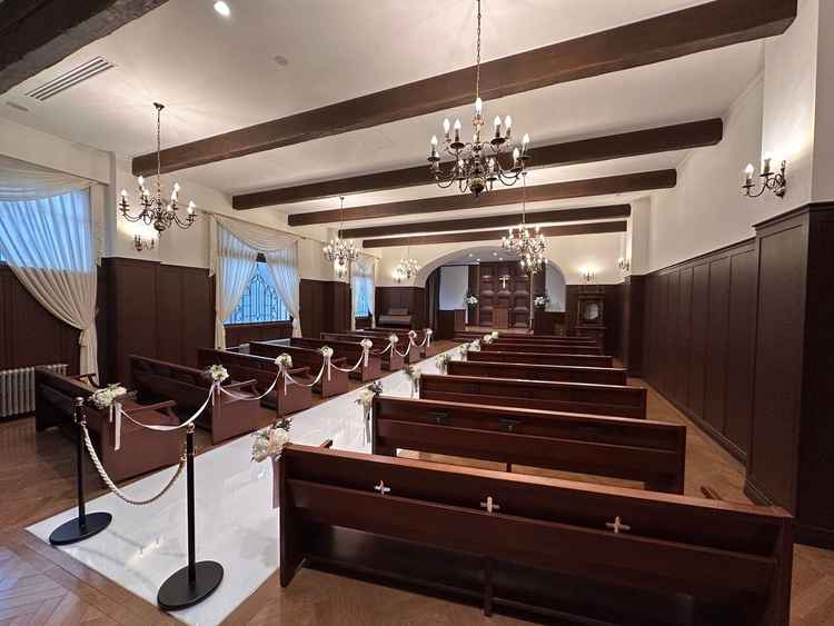 挙式会場、オルゴールがある