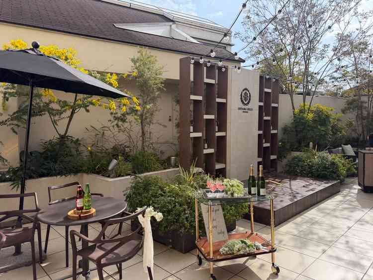 開放感のあるガーデン