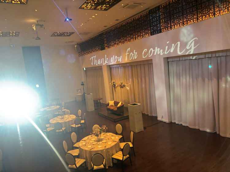 披露宴会場です。