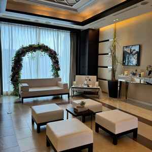 披露宴会場前のウェルカムスペース