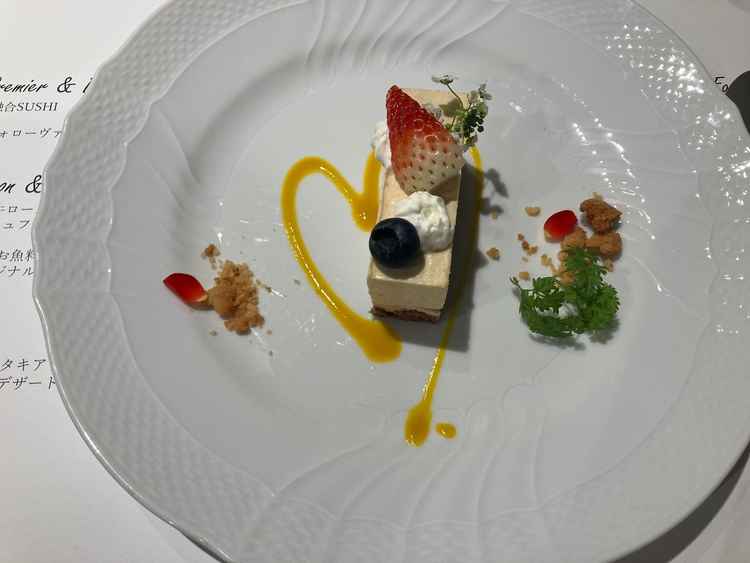 試食のデザート