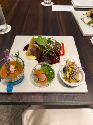 基本的に、コースは創作だが定番の料理でした。美味しかった