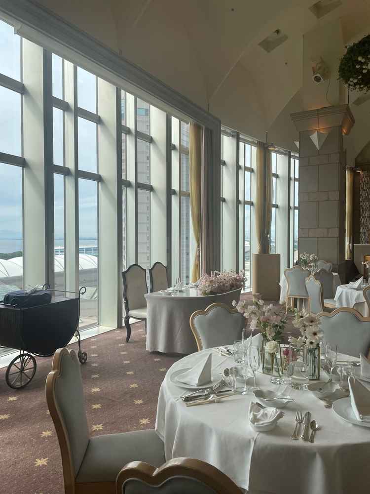 天気が良いときは富士山も見れることもこの披露宴会場の魅力と感じた。