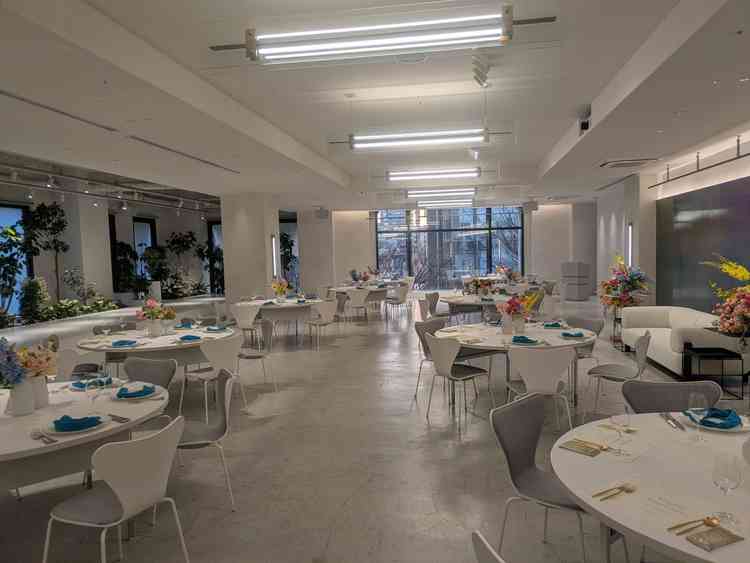 洗練された披露宴会場