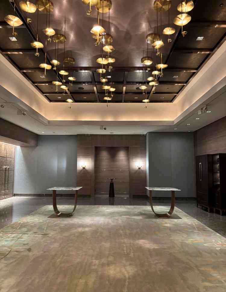 ウェルカムスペースから格式の高さが伝わります。