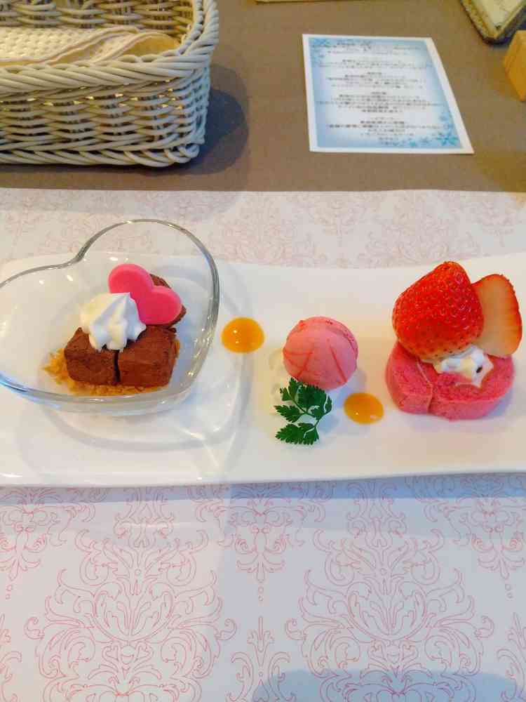 試食させて頂いたデザート