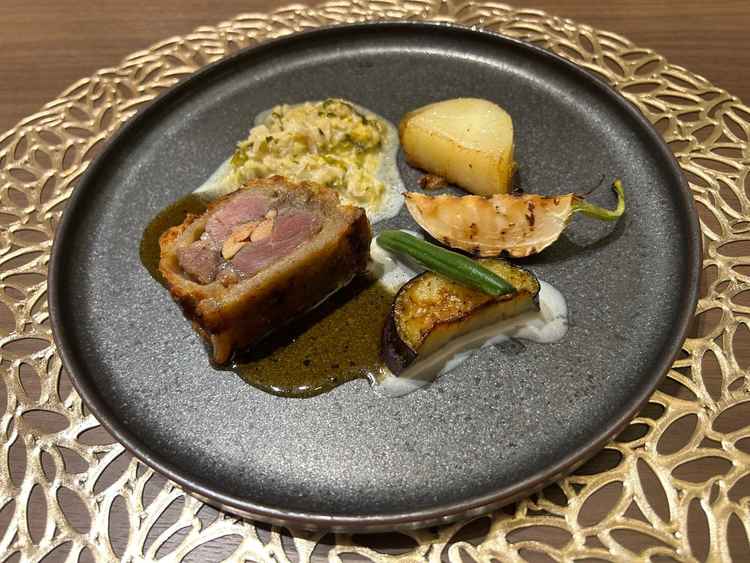 最上級グレードの結婚式伝統的なお料理の試食