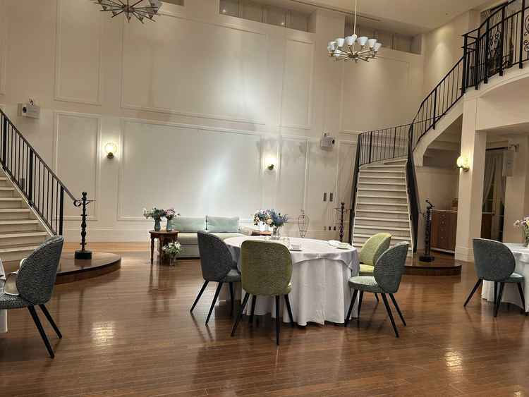 明るくて良い会場だった。いろいろアレンジが可能そうでよかったです。