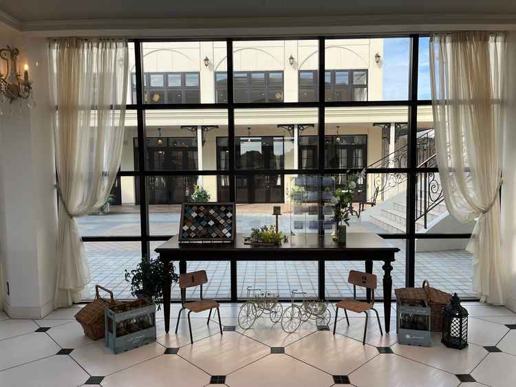 本番の際に、ウェルカムスペースとして使用する場所