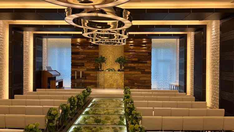 チャペルです。(2種類のチャペルがありました)